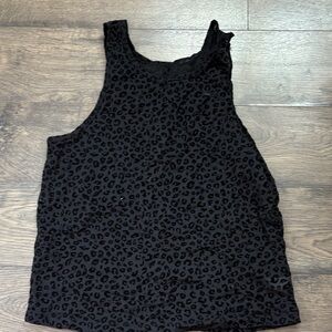 ZYIA Black Leopard Print Tank Top